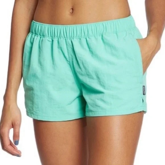 Patagonia Pants - Patagonia Barely Baggies Lightweight Moisture Wicking Shorts Aqua 2.5” Inseam M